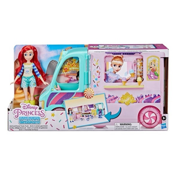 Disney Princess - Comfy Squad Ariel and Sweet Treats Truck - Picture 2 of 12
